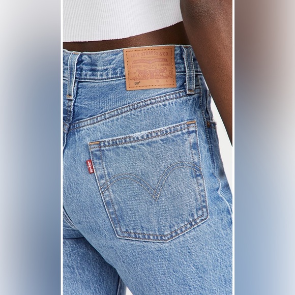 Levi’s 501 straight jeans with distressing - Picture 8 of 12